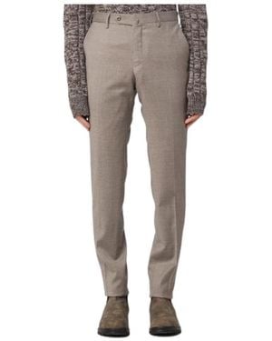 PT01 Pt Torino Straight Leg Tailored Trousers - Grey