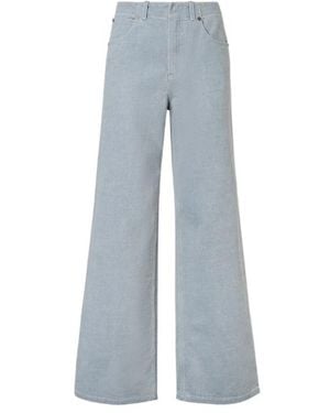Fendi Long Jeans Light Denim Trousers - Blue