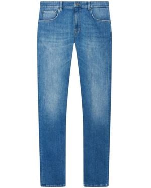 Pt Pantaloni Belt-Loop Pocket Jeans - Blue
