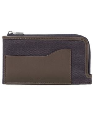 Loro Piana Extra Zip Pouch - Gray