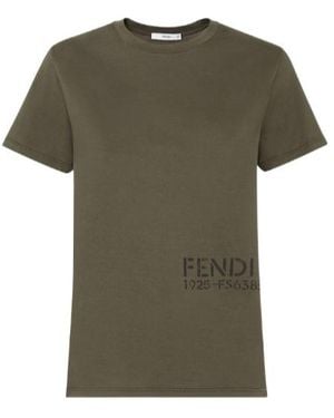 Fendi Short-Sleeved T-Shirt - Green