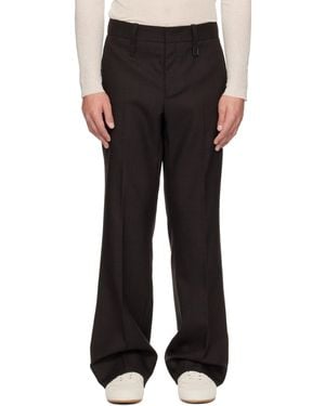 WOOYOUNGMI Wide-Leg Trousers - Black