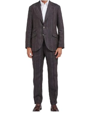 Brunello Cucinelli Long-Sleeved Suit - Grey