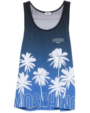 Moschino Printed Vest - Blue