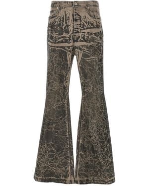 Rick Owens Flared Jeans - Gray