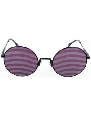 Fendi Eyewear Round Frame Sunglasses - Purple