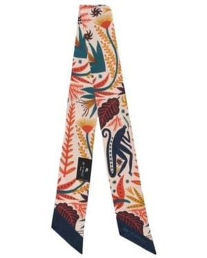 Etro X Tabby Booth Silk Twill Paisleyina With Placed Print - White