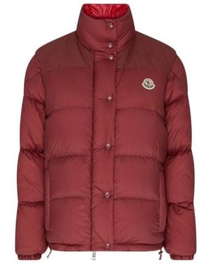 Moncler Long-Sleeved Double-Sided Cotton Suit - Red