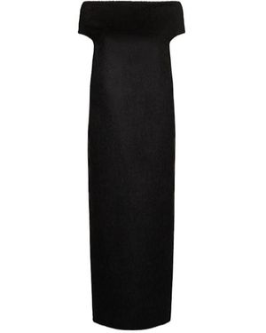 The Row Long-Sleeved Dress - Black