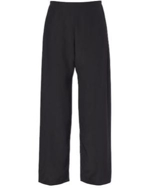 The Row Jaine Wide-Leg Trousers - Black
