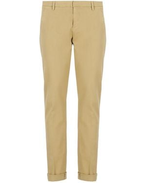 Dondup Gaubert Slim-Fit Trousers - Natural