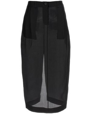 KHAITE Lucian Maxi Skirt - Black