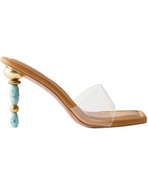 Cult Gaia Mahina Tpu Mules - Natural