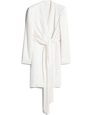 Max Mara Long Sleeve Dress - White