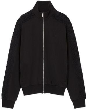 Versace Logo-Sleeve Sweater - Black