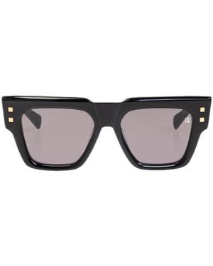 Balmain Eyewear Square Frame Sunglasses - Black