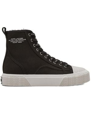 Marc Jacobs Ankle High Top Trainers - Black