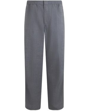 Herno Laminar Relaxed Elastic-Waist Pants - Gray