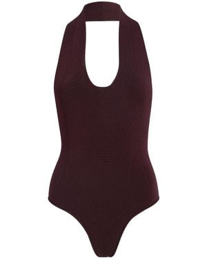 KHAITE Sleeveless Jumpsuit - Red