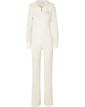 PUCCI Logo-Plaque Jumpsuit - White