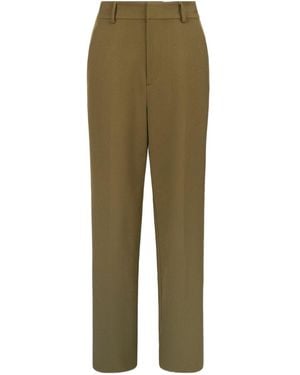 STAUD Belt-Loop Casual Pants - Green