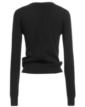 Saint Laurent Knitted Long Sleeve Round Neck - Black