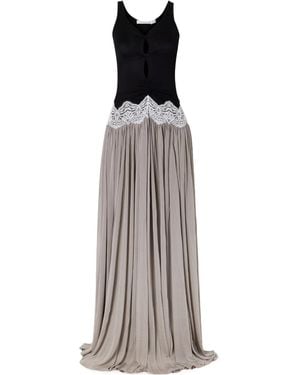 Christopher Esber Verner Twist Lace-Detail Tank Dress - Multicolor