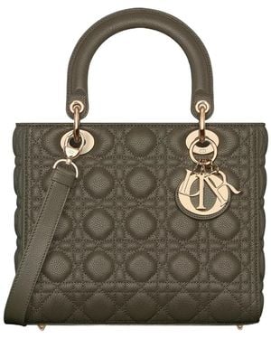 Dior Medium Lady Bag - Brown