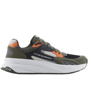 EA7 Lace-Up Sneakers - Multicolor