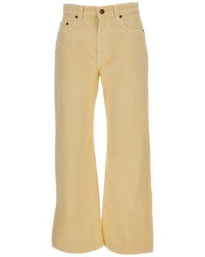 Haikure Mid-Rise Wide-Leg Jeans - Natural