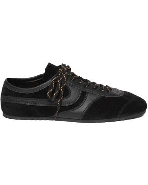 Dries Van Noten Round-Toe Trainers - Black