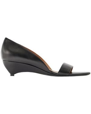 Jil Sander Wedge Sandals - Black