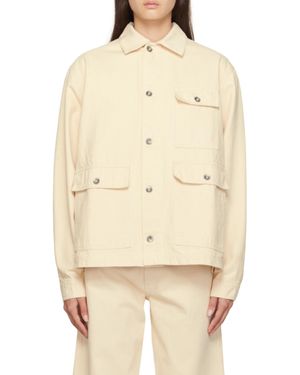 Henrik Vibskov Logo Denim Jacket - Natural