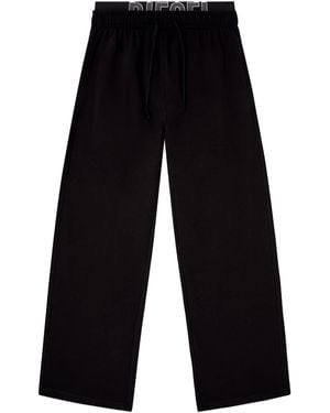 DIESEL Bradley-D-Pop Logo-Detail Pants - Black