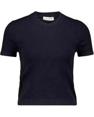 Altuzarra Manny Short-Sleeve Jumper - Blue