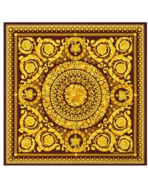 Versace Baroque Pattern Scarf - Metallic