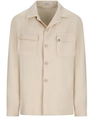 Tagliatore Shirt-Style Casual Jacket - Natural