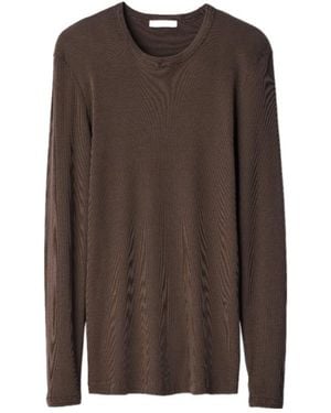 Lemaire Long-Sleeve Top - Brown