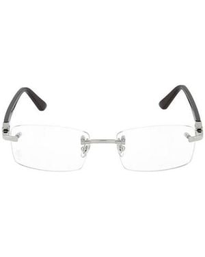 Cartier Rectangular Rimless Glasses - Natural