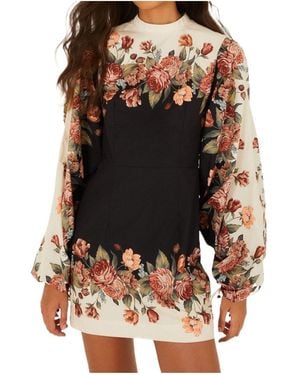 FARM Rio Floral Print Mini Dress - Multicolour