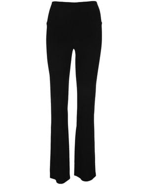 Norma Kamali Boot Trousers - Black