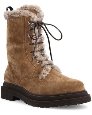 Brunello Cucinelli Shearling Boots - White