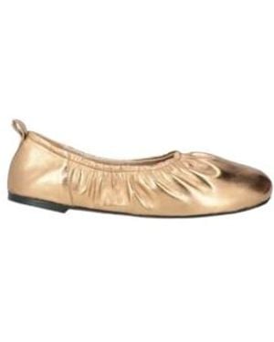 MAX&Co. Plain Color Ballet Flats - Natural