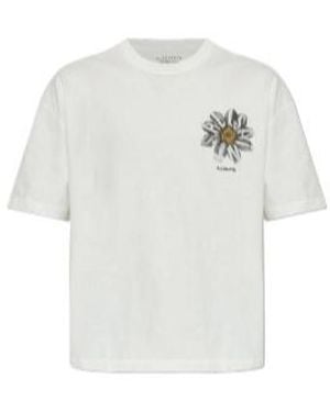 AllSaints Petals Graphic T-Shirt - White