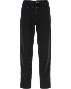 Closed Logo-Patch Jeans - Black