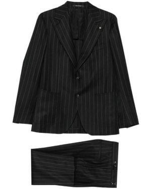Tagliatore Long-Sleeved Suit - Black