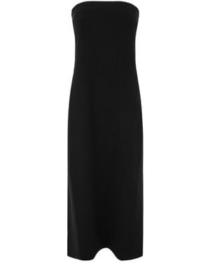 Theory Strapless Maxi Dress - Black