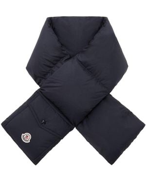 Moncler Down Packable Scarf - Blue