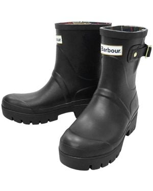 Barbour Round-Toe Ankle Boots - Black