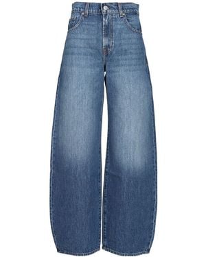 7 For All Mankind Straight-Leg Jeans - Blue